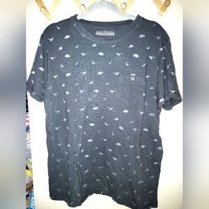 EUC Vintage XL Counter Intelligence Dinosaurs Print Tee